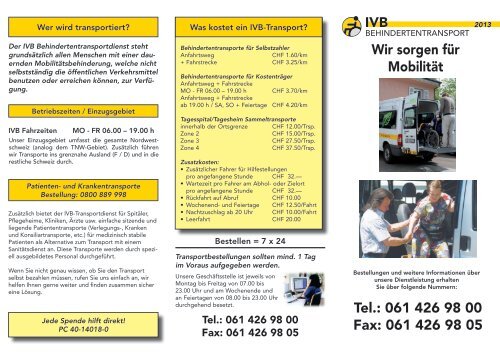 Merkblatt IVB-Behindertentransporte (pdf)