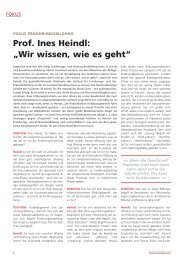 Interview Prof. Ines Heindl - VDOe
