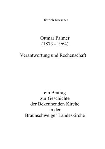 Palmer Verantwortung und Rechenschaft - Cyty-Braunschweig