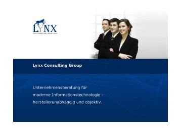 Was unsere Mitarbeiter auszeichnet? - Lynx-Consulting GmbH