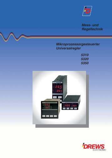 Temperaturregler 5310-5320-5350 - Drews Electronic GmbH