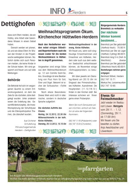 November_2012_Nr_70 [PDF, 1.00 MB] - Gemeinde Herdern