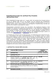 Entgeltbestimmungen für aonFlash Plus Produkte (EB ... - A1.net