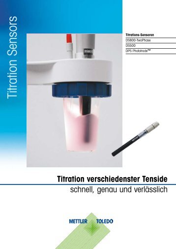 Titration Sensors - Mettler Toledo