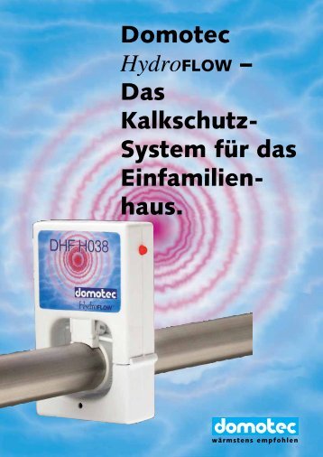 Domotec HydroFLOW – Das Kalkschutz- System für das Einfamilien ...