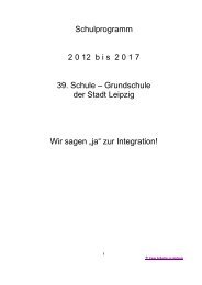 Schulprogramm 2 0 12 b i s  2 0 1 7 39. Schule – Grundschule der ...