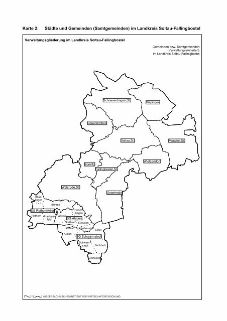 Stärken-Schwächen-Analyse für den Landkreis Soltau ... - NIW