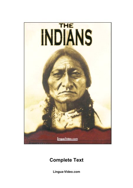 The Great Plains Indians Complete Text - Lingua