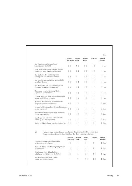Verhalten, Einstellungen und Unfallerfahrungen von ... - BfU