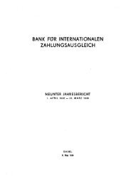 9. Jahresbericht der BIZ - 1939 - Bank for International Settlements