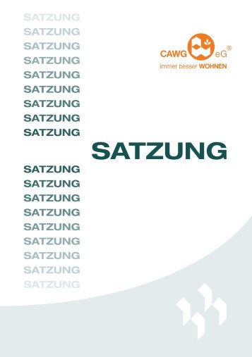 CAWG-Satzung