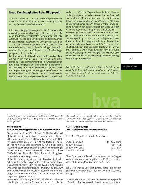 Ausgabe 1/2012 - Gewerkschaft Öffentlicher Dienst