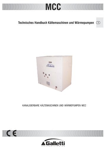 Technisches Handbuch Kältemaschinen und Wärmepumpen