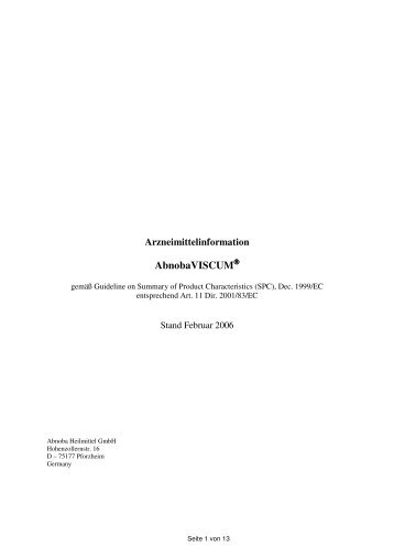AbnobaVISCUM® - Abnoba Heilmittel GmbH