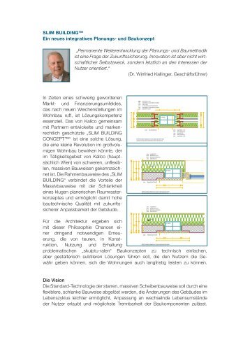 SLIM BUILDING CONCEPT Das innovative Planungs