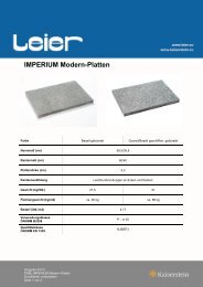 IMPERIUM Modern-Platten - LEIER