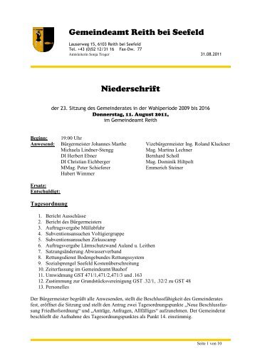 Datei herunterladen (407 KB) - .PDF - Reith bei Seefeld