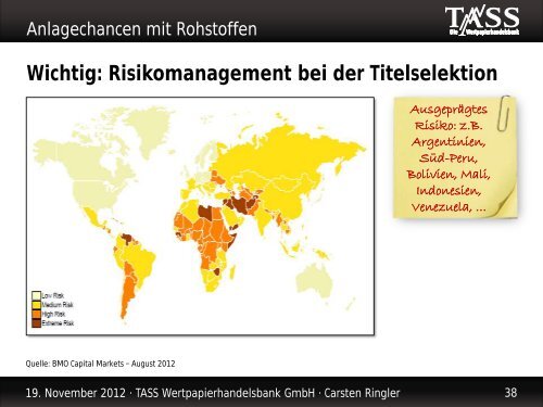 Anlagechancen mit Rohstoffen - Amiando