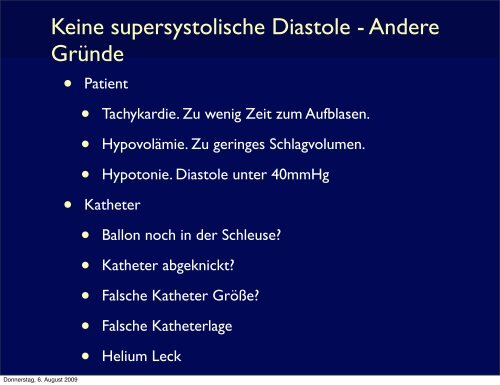 IABP Therapie - Die Basics