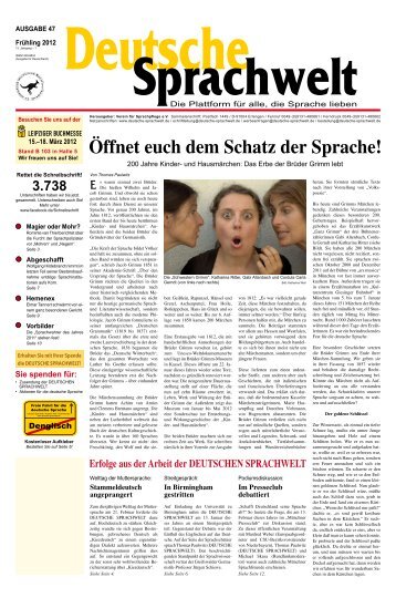 PDF 47 - Deutsche Sprachwelt