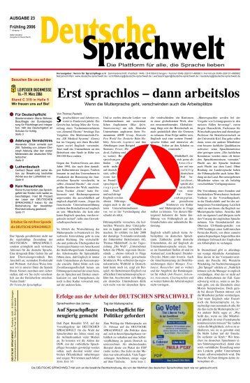 PDF 23 - Deutsche Sprachwelt