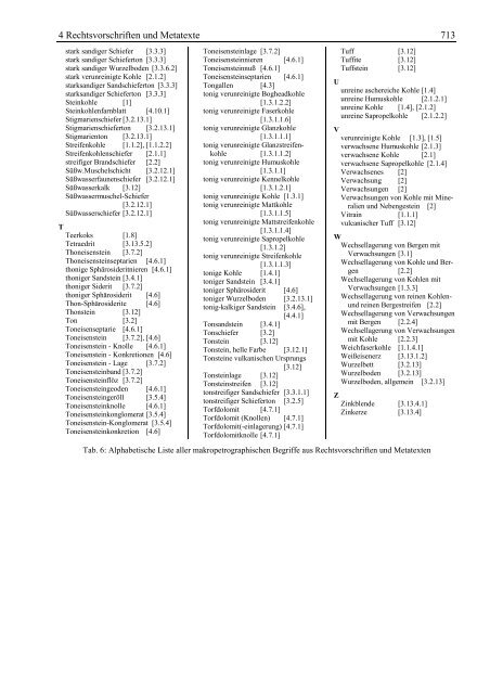 11 Tabellenverzeichnis