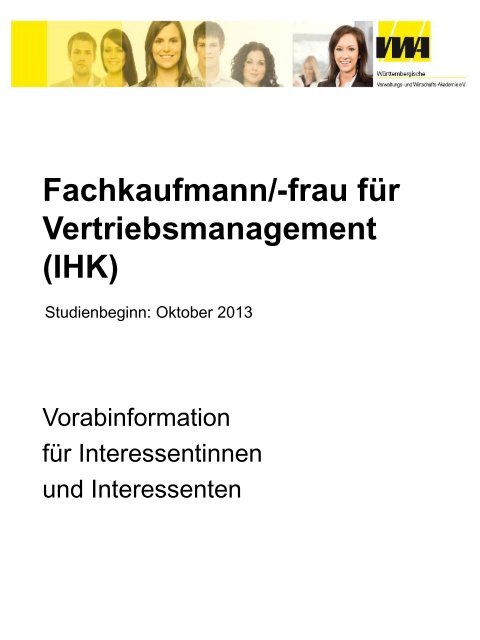 Fachkaufmann/-frau für Vertriebsmanagement (IHK)