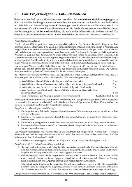 3 Anwendungen und Modellbildungen im Mathematik- unterricht