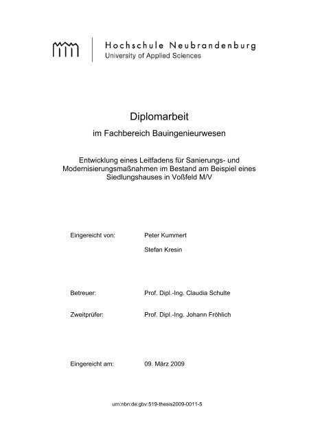 Diplomarbeit