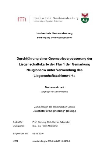 Bachelor-Arbeit_Durchführung einer Geometrieverbesserung der ...