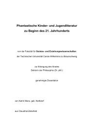 Phantastische Kinder- und Jugendliteratur zu Beginn des 21 ...