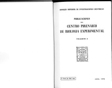 CENTRO PIRENAICO DE BIOLOGIA EXPERIMENTAL - CSIC