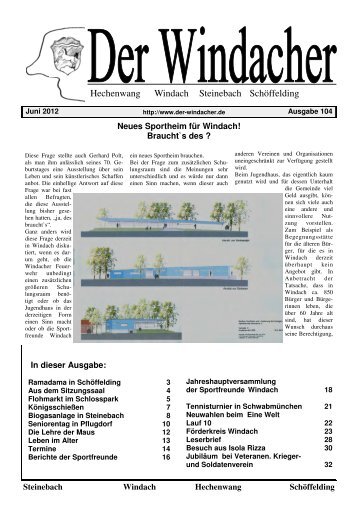 Außerdem tgl.: MÜNCHEN - der-windacher.de.