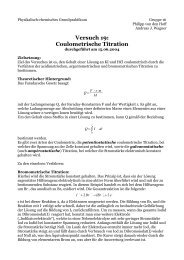 Versuch 19: Coulometrische Titration - Chemiestudent.de