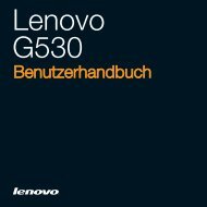 G530 User Guide V1.0 DE - Lenovo