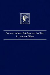 Die wertvollsten Briefmarken der Welt in reinstem Silber