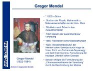 Gregor Mendel - Folien