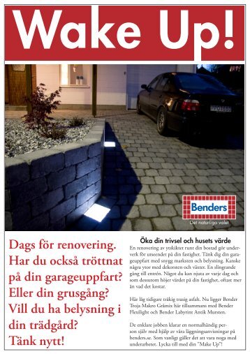 Dags för renovering. Har du också tröttnat på din ... - Benders