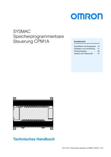 CPM1A Bedienerhandbuch