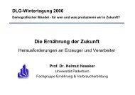 Die Ernährung der Zukunft - Universität Paderborn