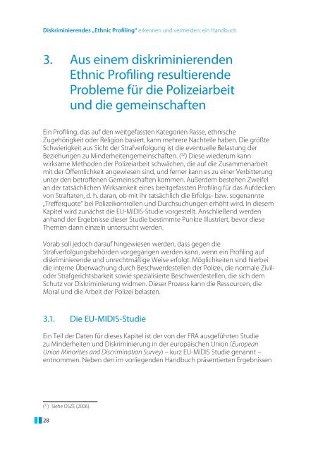 Diskriminierendes „Ethnic Profiling“ erkennen und vermeiden: ein ...