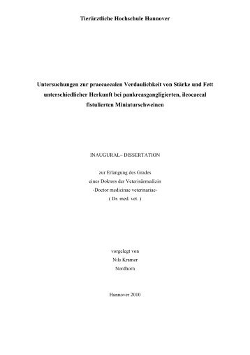 dissertation nils kramer-2Gutachter-widmung-dank - TiHo Bibliothek ...