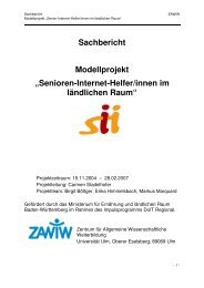 Senioren-Internet-Helfer/innen im ländlichen Raum - eLiLL