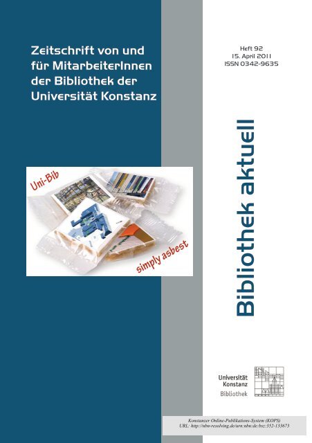 Heft 92_a.pdf - KOPS - Universität Konstanz