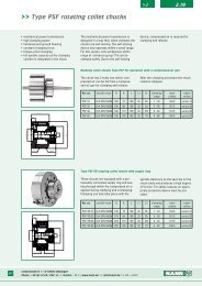 Type PSF rotating collet chucks - Nann – Shop