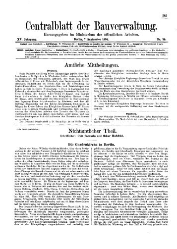 Zentralblatt der Bauverwaltung - EuropeanaLocal-Deutschland