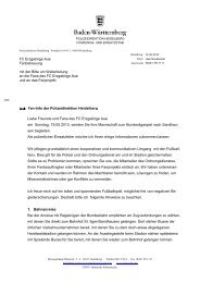 Polizeibrief - FC Erzgebirge Aue