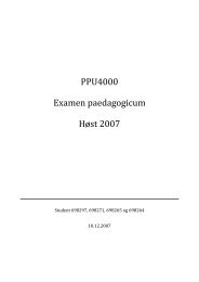 PPU4000 eksamensoppgave til - NTNU