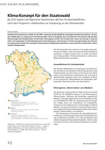 42 Klima-Konzept für den Staatswald - Bayerische Staatsforsten