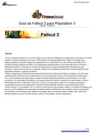 Guia de Fallout 3 para Playstation 3 - Trucoteca.com